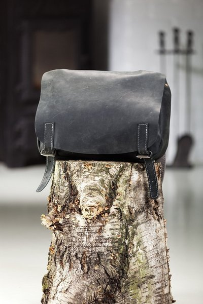 Torba skórzana, listonoszka czarna, torba duża unisex