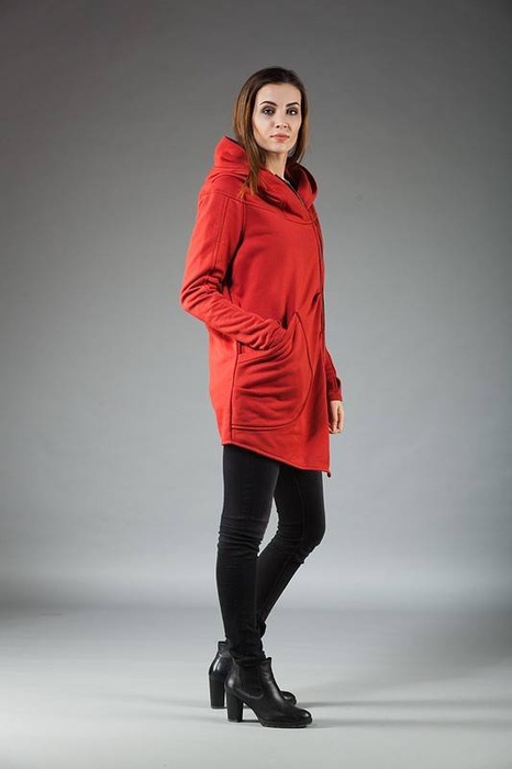 Bluza Ashmita, Bluza z dużymi kieszeniami, Manufaktura