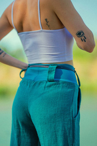 Spodnie lniane szerokie wygodne i miękkie, spodnie z polskiego lnu szyte w Polsce , polska marka , polski produkt, len miekki i naturalny