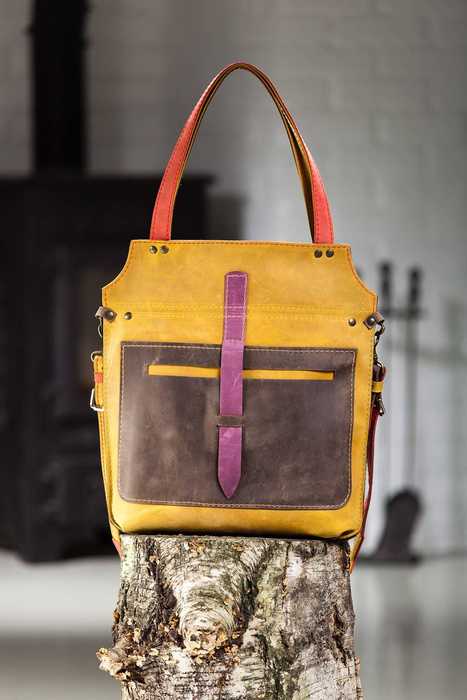 Torba skórzana damska, torebka na ramię , torebka kolorowa