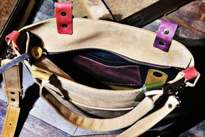 Torba skórzana , Torebka, Worek, Rękodzieło, Niepowtarzalna