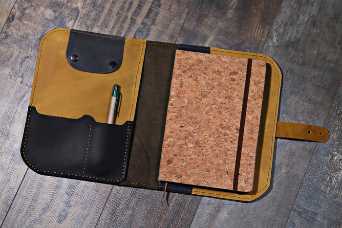 Organizer skórzany, notatnik ze skóry, planer , kalendarz skórzany , prezent