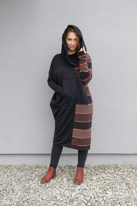 Długi sweter bawełniany, bluza bawłniana