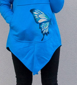 Bluza ręcznie malowana, bluza unikat