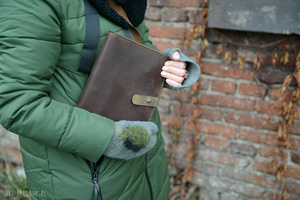 Torba skórzana plus organizer, listonoszka