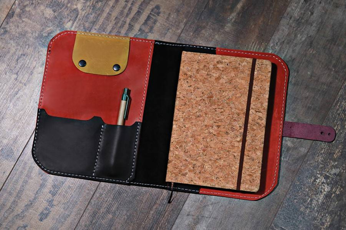 Organizer skórzany, notatnik, notes , idealny na prezent