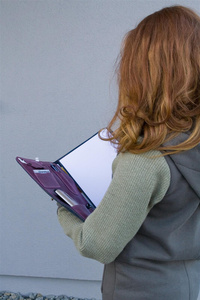 Organizer skórzany duży , notatnik skórzany , planer, idealny na prezent 