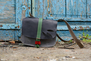 Torebka skórzana ręcznie robiona listonoszka damska