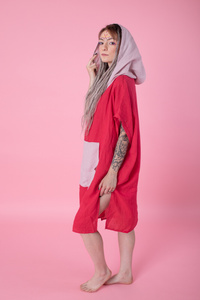 sukienka z lnu, 100% len, sukienka letnia, tunika plażowa , polski produkt