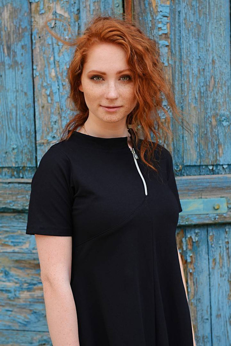 Sukienka bombka bawełniana, sukienka z kieszeniami , mała czarna