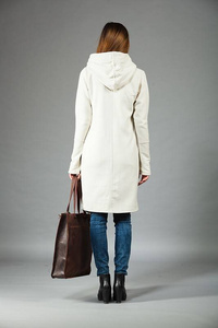 Płaszczyk bawełniany, Wygodna bluza , Handmade płaszcz 