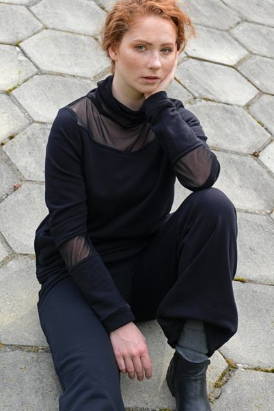 Elegancka Bluza damska czarna