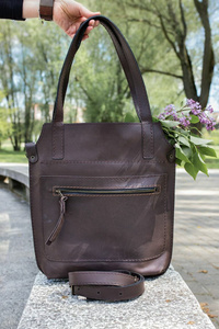 Torebka skórzana, boho styl, damska torebka