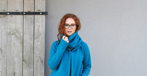 Wełniane wdzianko, płaszcz wełniany 