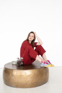 Spodnie lniane bordowe, len polski, polskai projektant, szerokie nogawki , wygodne i miękkie , szerokie spodnie lniane , polska marka