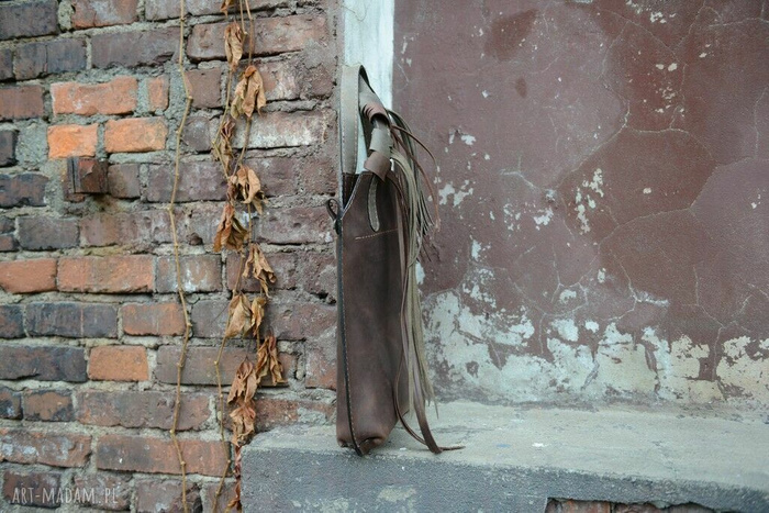 Torba skórzana plus organizer