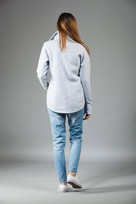 Bluza krótka asymetryczna, damska bluza