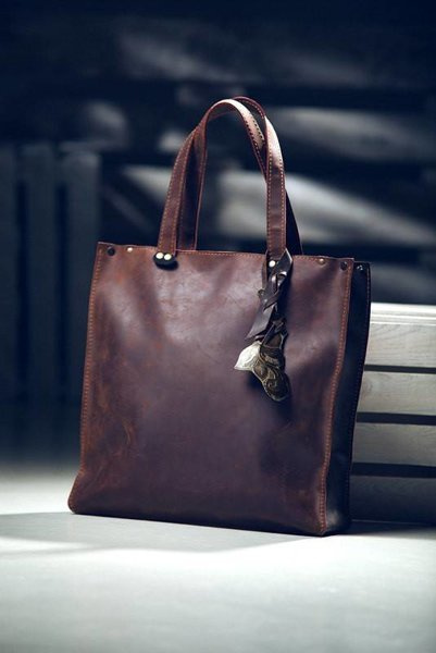 Torebka skórzana ręcznie robiona, aktówka skórzana , torba handmade,