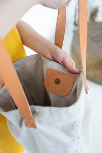 torba lniana duża hipi boho torba na zakupy zlnu, polska torba lniana, poski projektant, worek lniany