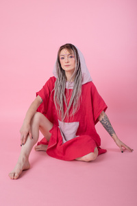 sukienka z lnu, 100% len, sukienka letnia, tunika plażowa , polski produkt