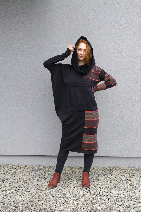 Długi sweter bawełniany, bluza bawłniana