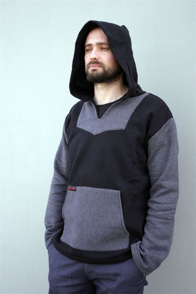 Bluza męska kangurek, męska bluza z kapturem, kolorowa męska bluza