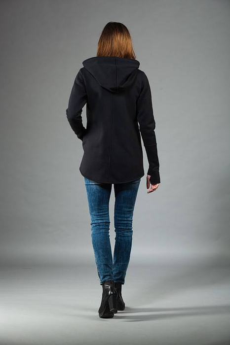 Bluza z kapturem, Asymetryczna bluza, Odzież Plus Size, Bluza z zamkiem ,krótka bluza asymetryczna, Polski producent