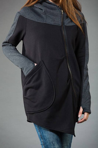 Bluza Ashmita, Bluza z dużymi kieszeniami, Manufaktura