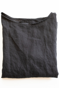 koszula lnianaczarna męska, bluza z długim rękwaem z lnu, czarna lniana koszulka męska