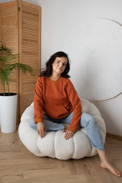 Bluza luźna wygodna z kieszeniami,  duże rozmiary , polski produkt