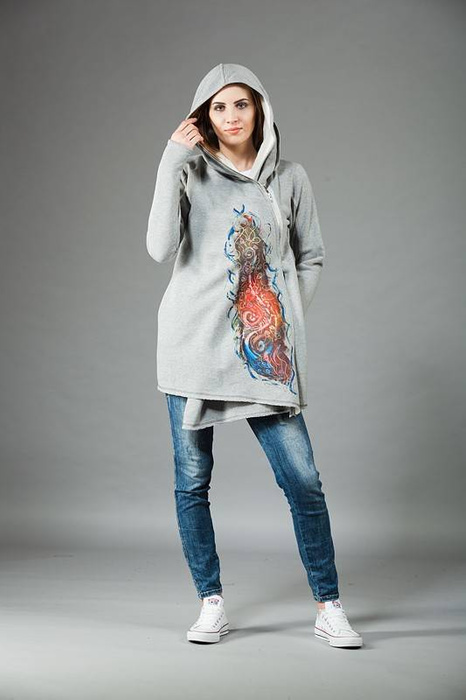 Bluza ręcznie malowana, bluza rękodzieło