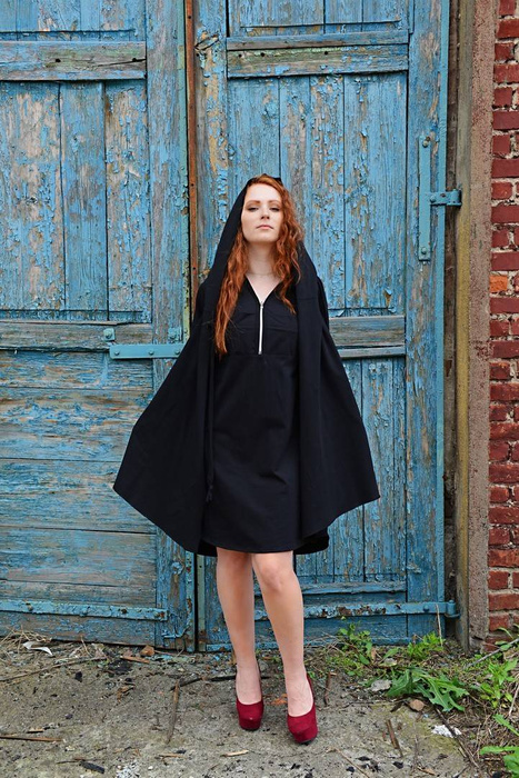 Bluza damska, Wdzianko damskie, kardigan z kapturem