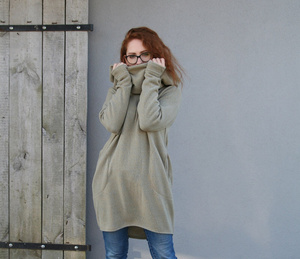 Sweter bawełniany , damski sweter dzianinowy