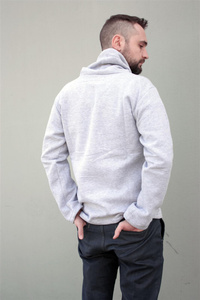 Bluza męska , dresówka męska , męska bluza ze stójką i dużą kieszenią, kangurek męski