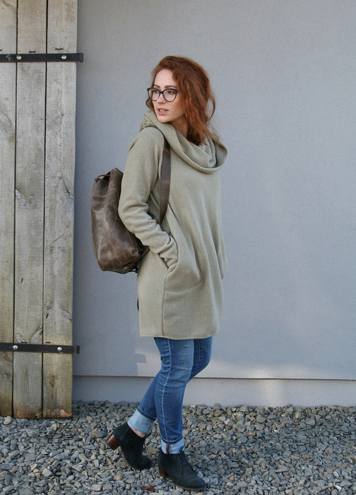 Sweter bawełniany , damski sweter dzianinowy