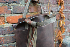 Torba skórzana plus organizer