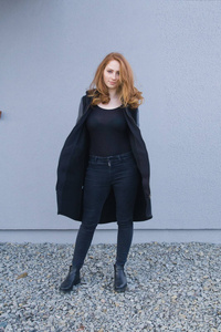 Bluza długa czarna , gotycki płaszcz , czarny trencz, czarna bluza