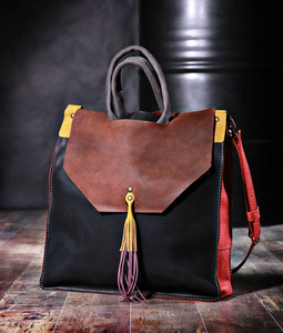 Torebka skórzana, duża aktówka skórzana